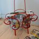 Vintage wrought iron magazine rack