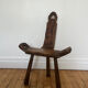 Brutalist tripod chair