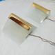 Wall light "Metalarte" glass 1970s
