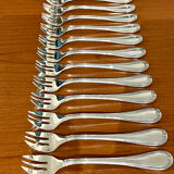 Christofle Malmaison 12 oyster forks, new condition