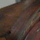 Bavarian wardrobe painted in solid pine, Folk Art, 19th century