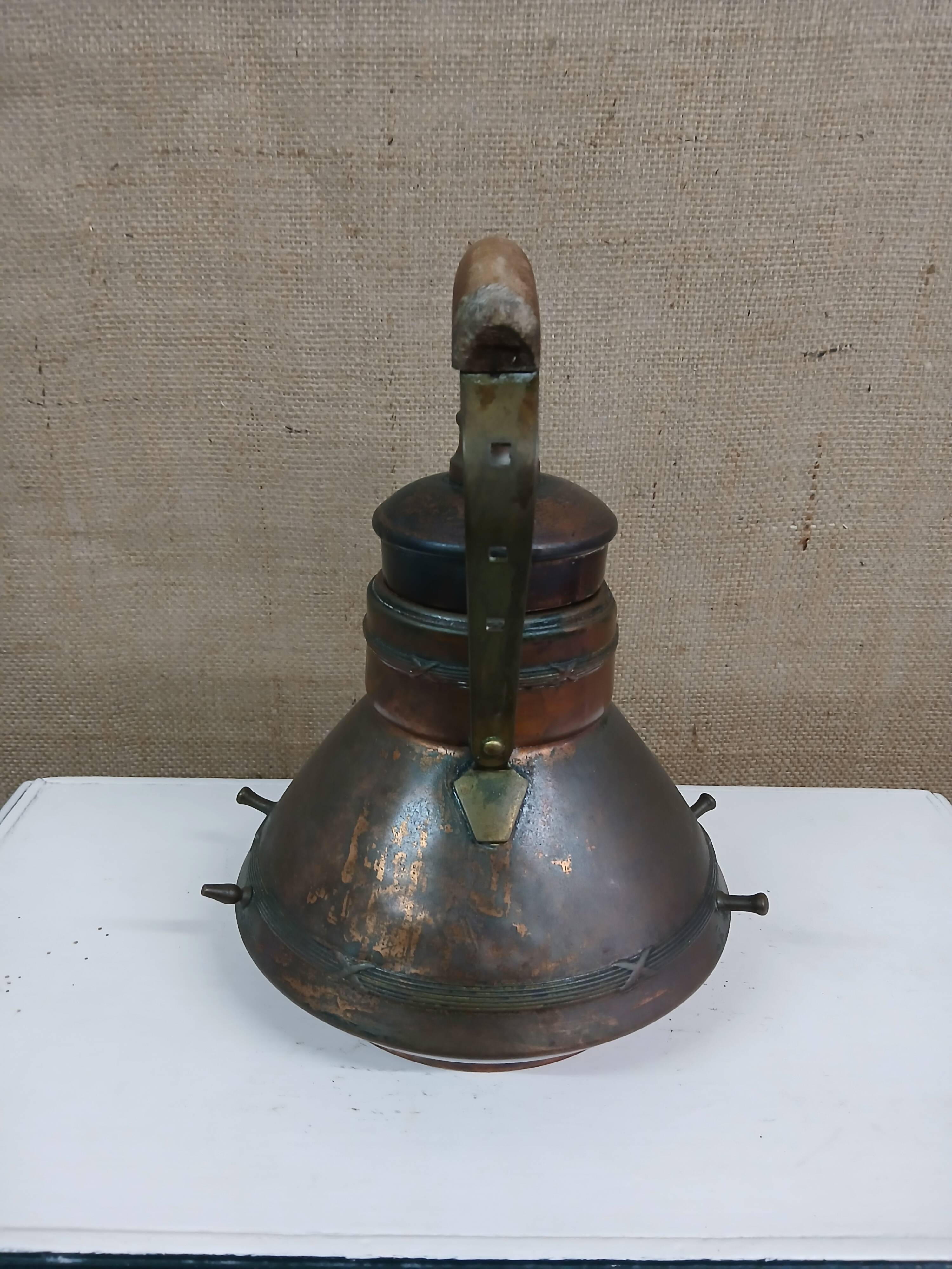 vintage copper teapot