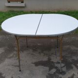 Vintage suitcase camping table