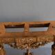 Console time XIX wood and stucco gilded Louis XVI style