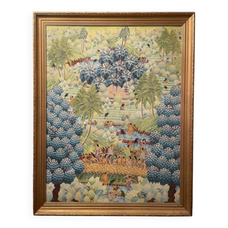 Large oil on canvas