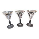 Antique glass on a stand