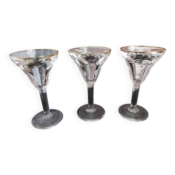 Antique glass on a stand