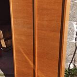 Notary furniture double filing cabinet with old curtains