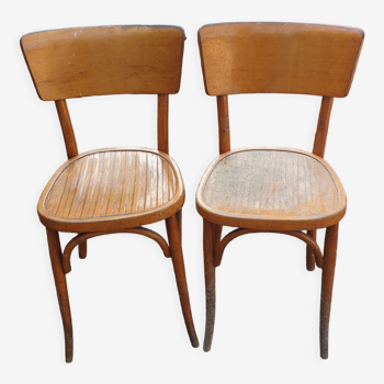 Pair of bistro chairs 40/50