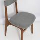 Mid-century boucle armchair in grey designed by Rajmund Hałas, Poland, 1960s.