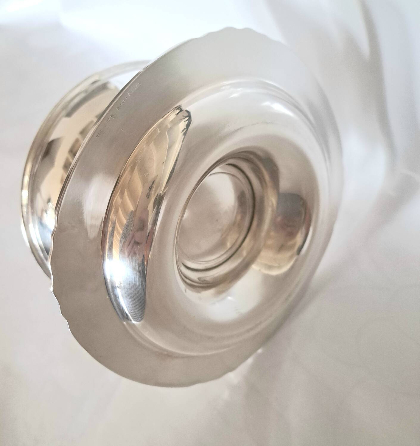 Three dishes Signed Christofle Gallia collection