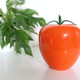 Orange ice bucket, vintage