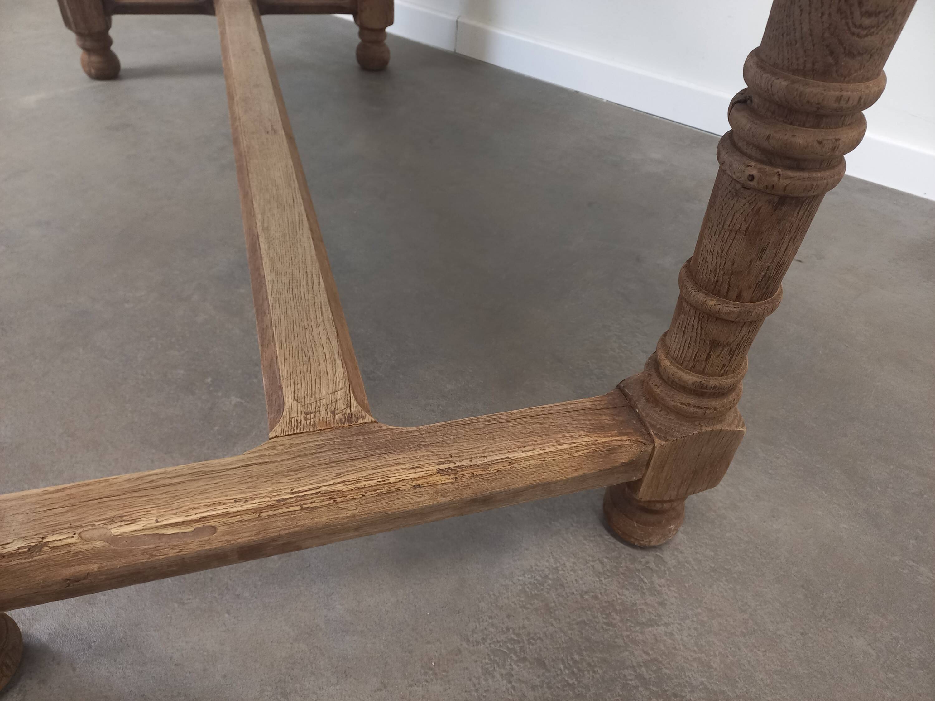 Oak farm table 158 cm