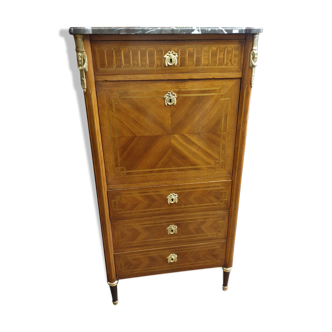 Writing desk marquetry Louis XVI