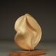 1980s carved applewood Abstract Sculpture