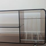 Vintage 70s smoked plexiglass coffee table