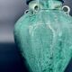 Pair of turquoise glazed stoneware vases, China, late 19th century.