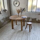 Maison Regain round elm table