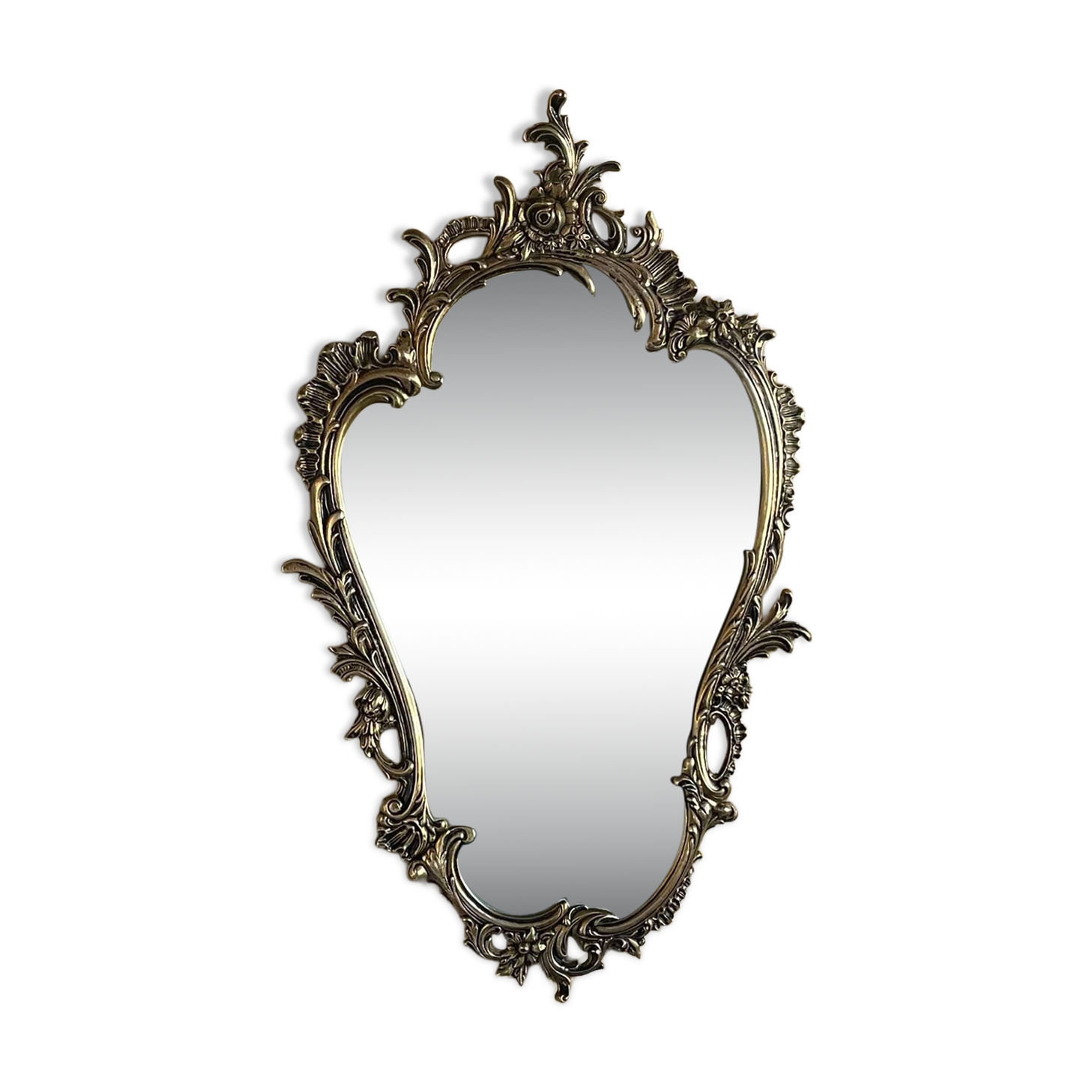 Miroir en bronze, XXème s.