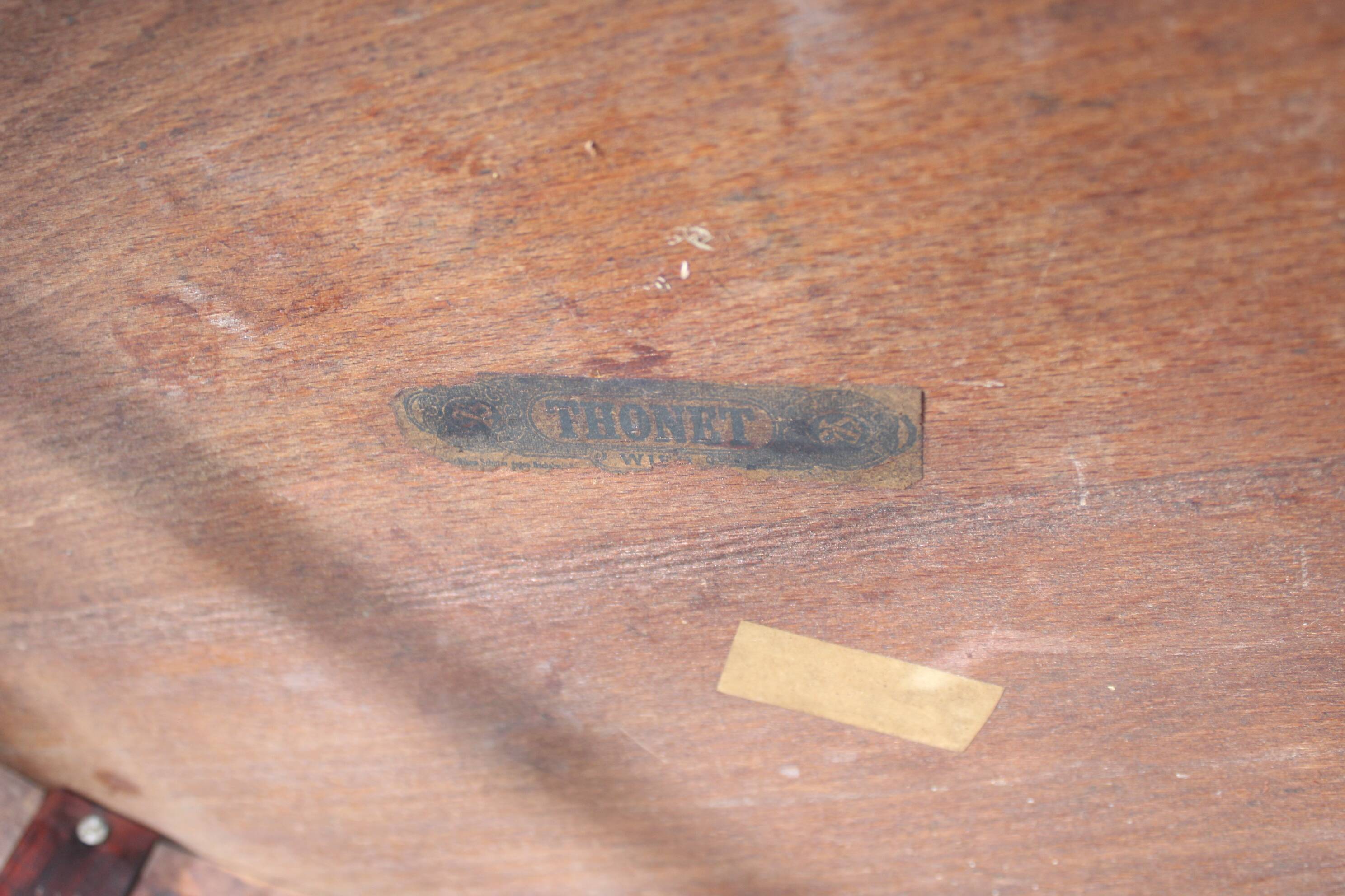 1930s pair of restored Thonet side tables No. 206, Czechoslovakia