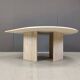 Vintage travertine coffee table, 1970s