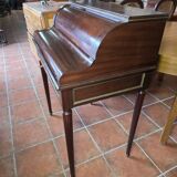 Louis XVI Style Cylinder Desk in Mahogany