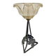 Old small Art Deco lamp 1930 golden basin Ezan one