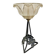 Old small Art Deco lamp 1930 golden basin Ezan one