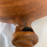 Service dish enamelled sandstone Pottery of the Vallauris Dove