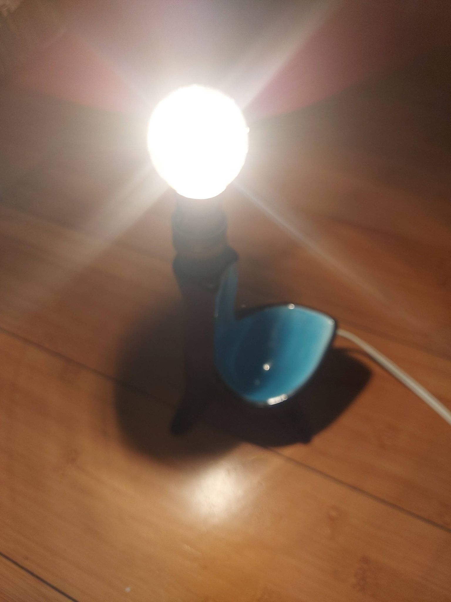 Pied de lampe en céramique années 60's