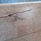 Rustic oak table.