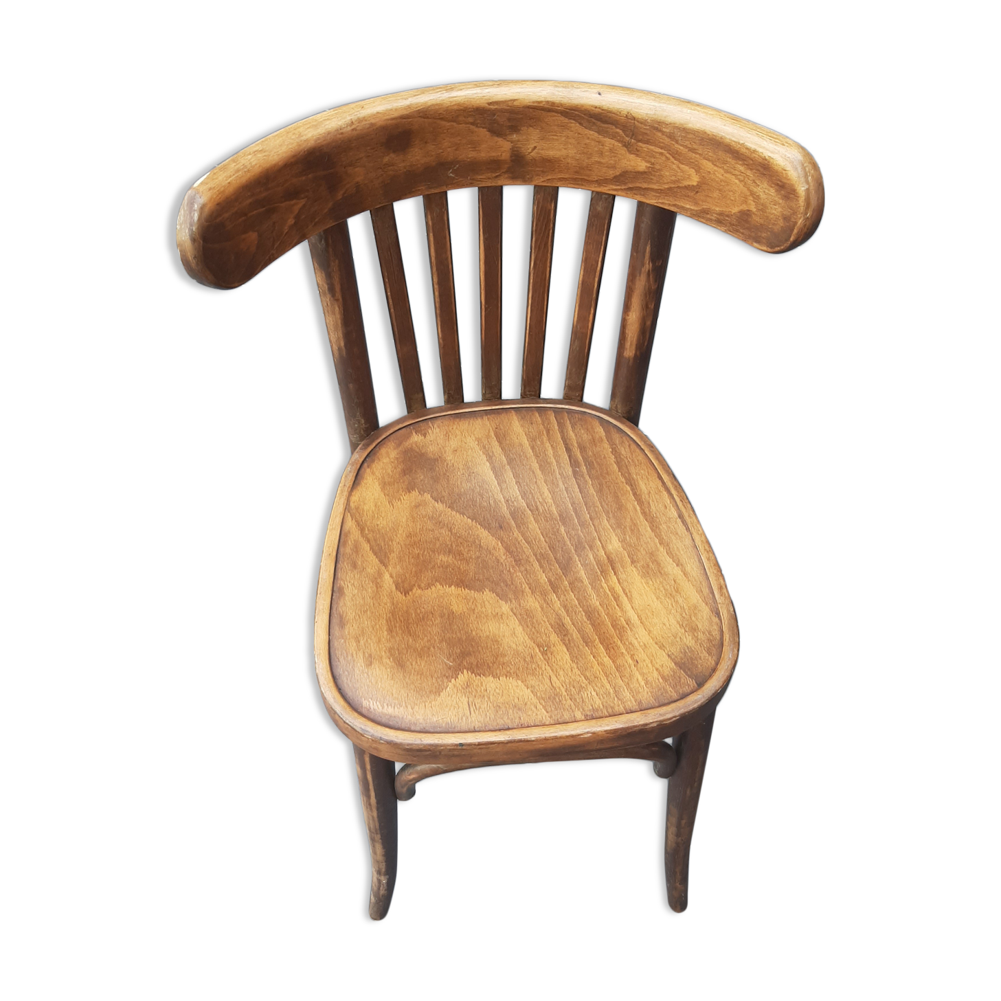 Patinated bistro chair