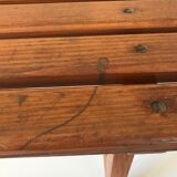 Bench vintage oak Annees 60