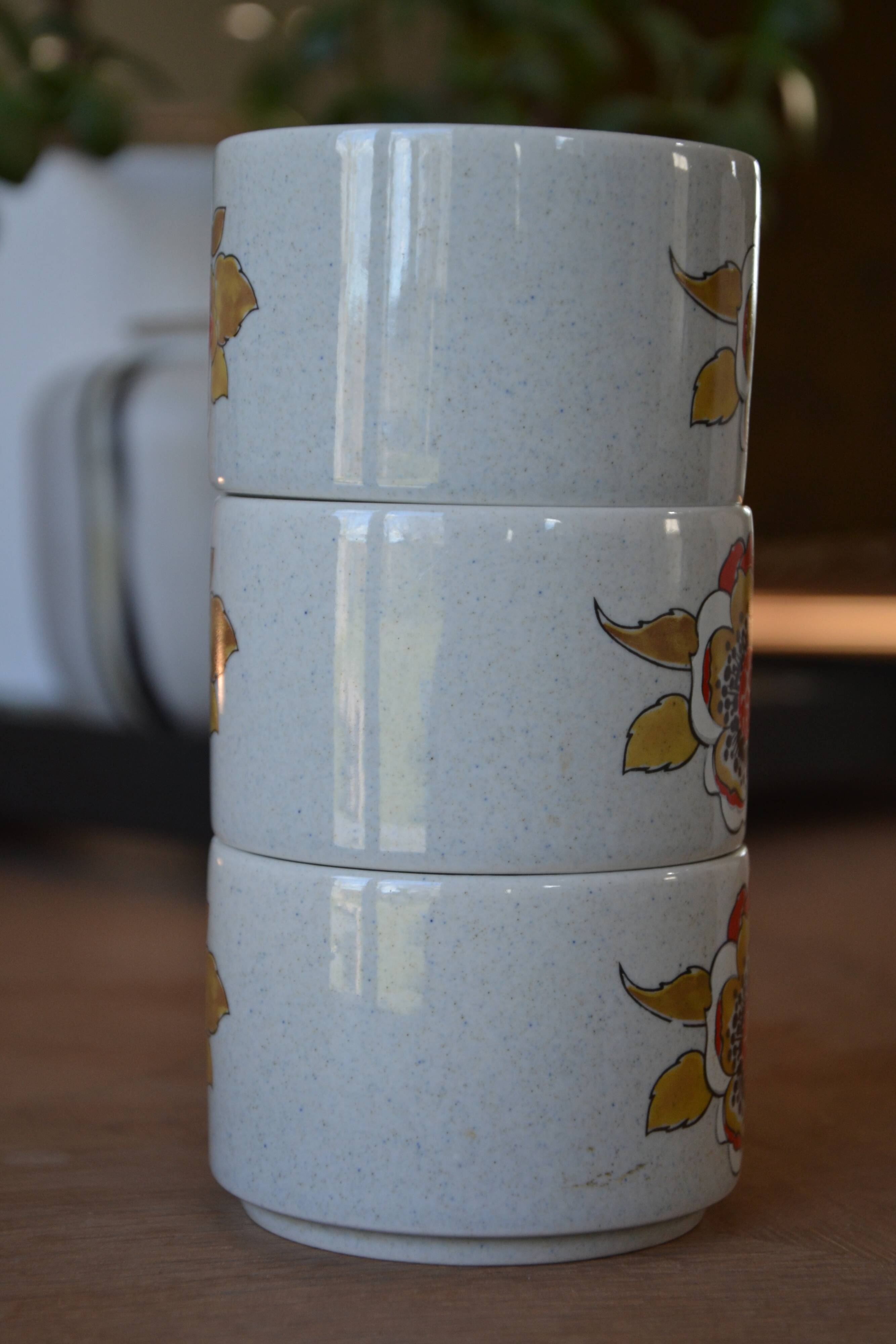 3 vintage Tognana cups