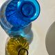 2 painted and enamelled turned glass bottles Napoleon III 3