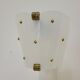 Vintage Arlus wall light in perspex and brass 1950s