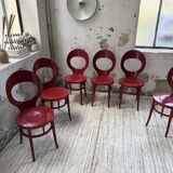 Set 6 chaises bistrot Baumann modèle Mouette