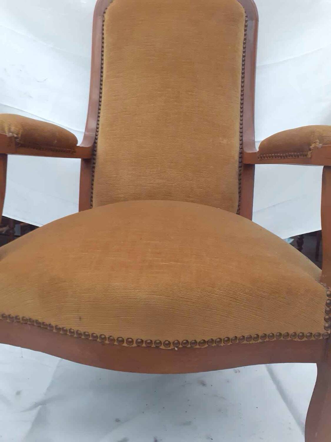 Louis XV style Voltaire armchair