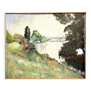 Pont sur la Seine vers