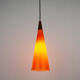 Danish vintage pendant lamp Trompet by Fog og Morup and Holmegaard, 1966