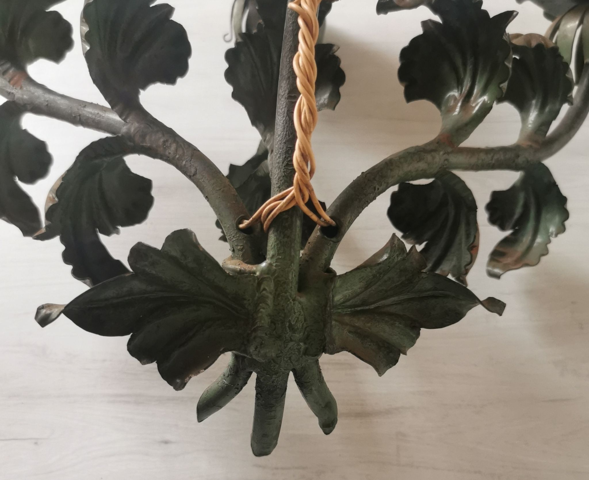 Wall lamp iron and sheet metal