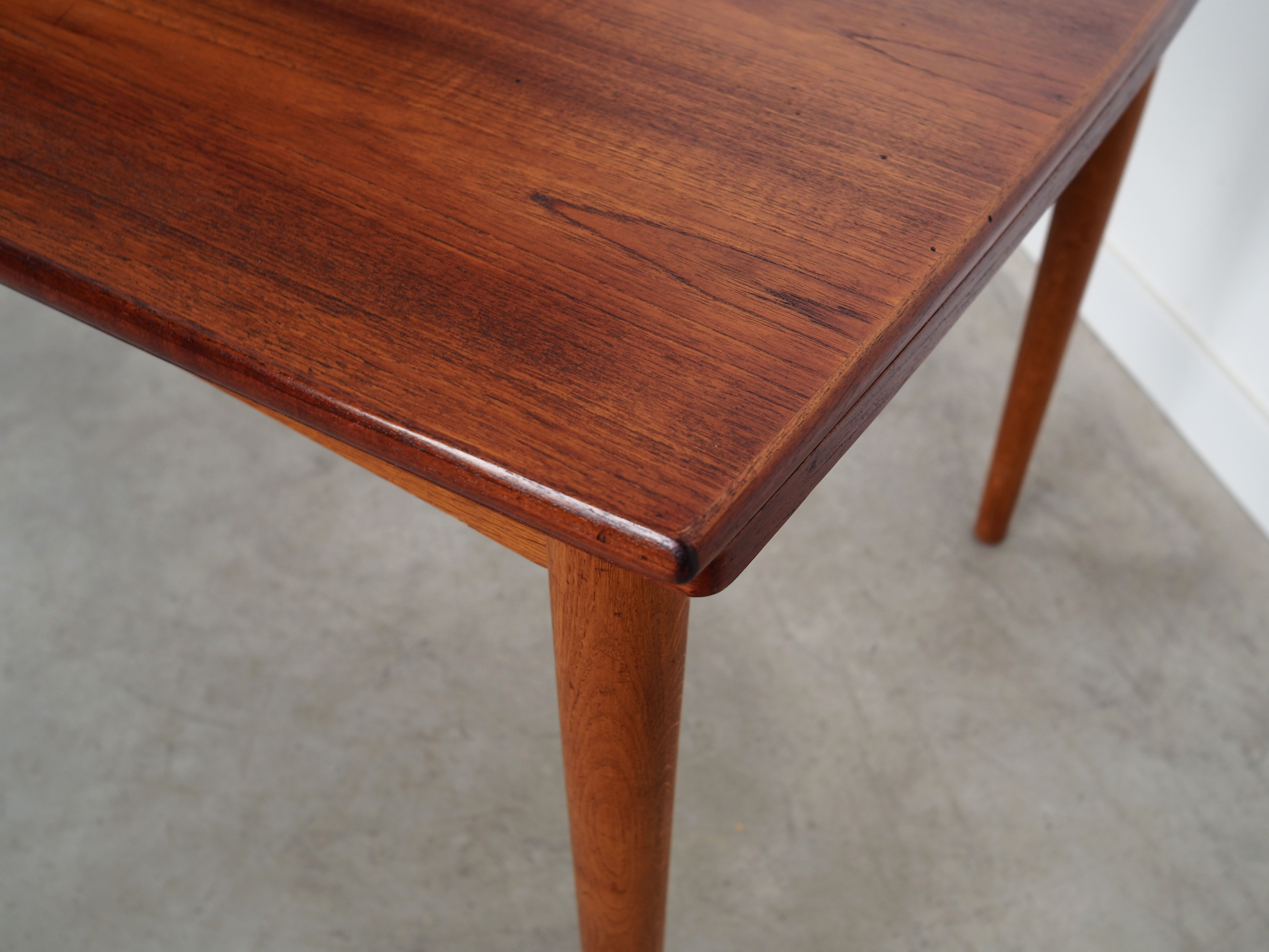 Teak table, danish design, 1970s, production: denmark