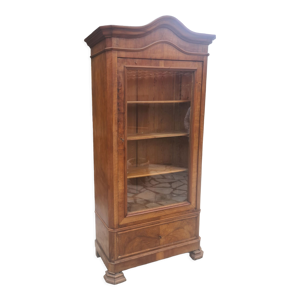 vitrine en noyer