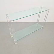 Glass and Acrylic The Hague Console Table from Bor Design, 1990s