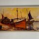 Peinture bateaux années 60