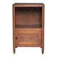 Wooden bedside table with compartment, reconstruction period.