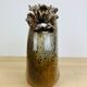 Vase stings zoomorphic flowers by Alexandre Kostanda, ceramic fish