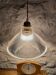Suspension globe style holophane industriel vintage