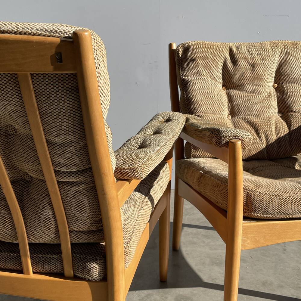 Gote mobel / vintage easy chairs, 1970s sweden