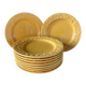 Antique majolica plates